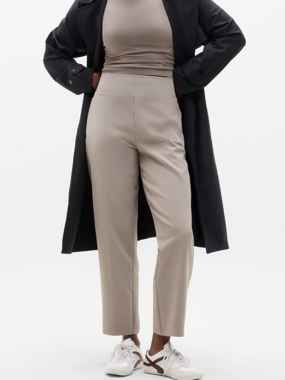 Athleta Endless High Rise Straight Pant | Tan | Size 0